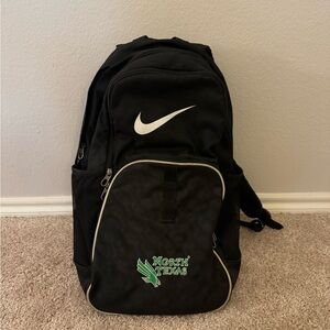 Nike Black Backpack with North Texas Logo